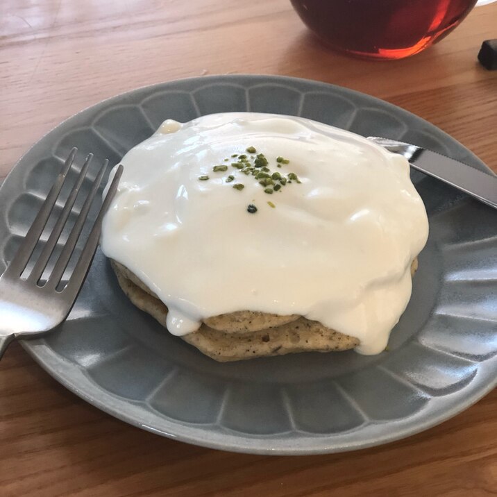 パンケーキのためのクリームチーズソース